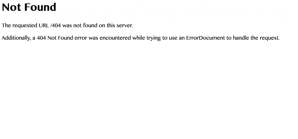 How A Custom 404 Page Can Rescue Your Lost Website Visitors. 2 bad ugly generic 404 page