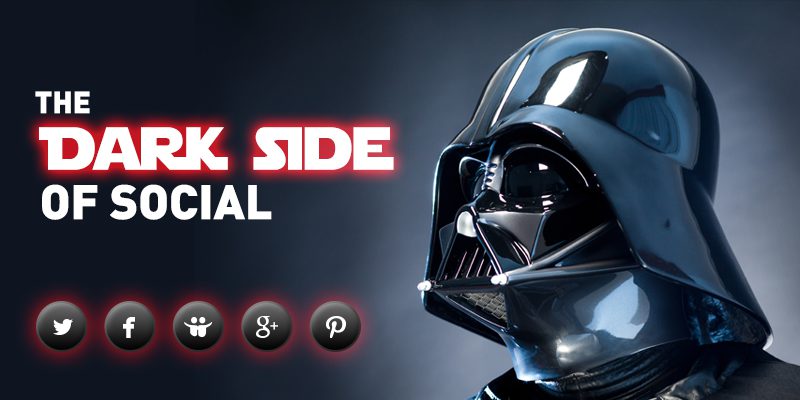 Social Links Have Gone To The Dark Side Star wars vader